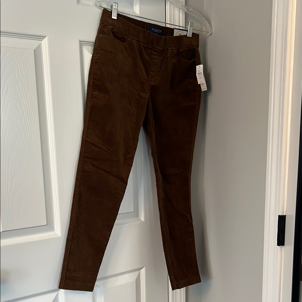 Talbots Brown Skinny Pants with Slim Fit